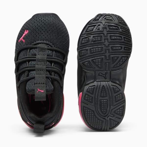 Tenis para infantes Axelion Mesh, PUMA Black-Garnet Rose, extralarge